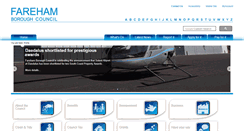 Desktop Screenshot of fareham.gov.uk